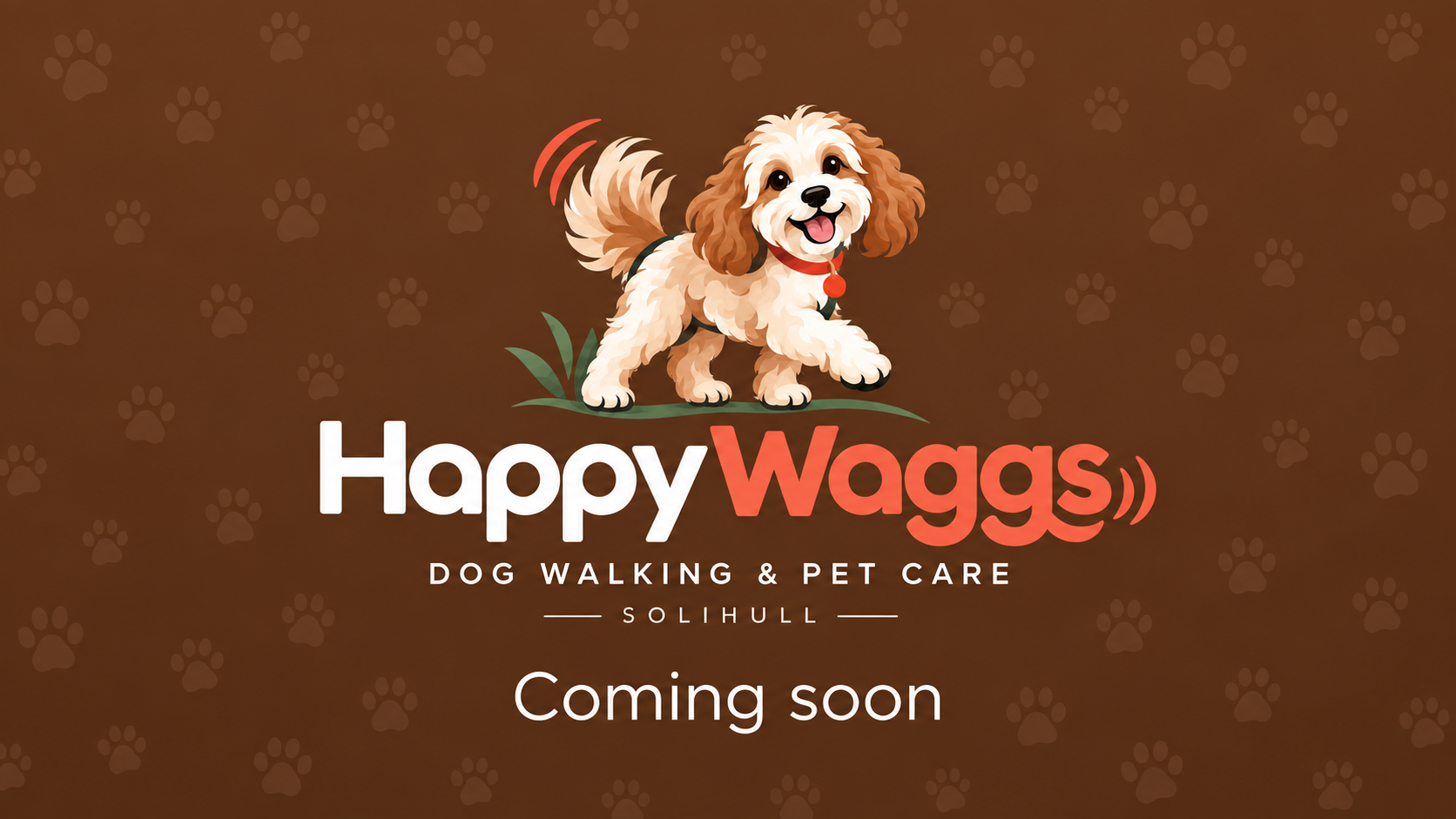Happy Waggs - Dog Walking, Home Visits and Pet Sitting in Solihull. Coming soon.